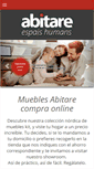 Mobile Screenshot of mueblesabitare.com