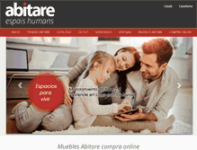 Tablet Screenshot of mueblesabitare.com